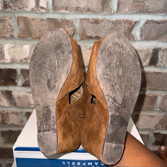 Suede Brown Heels - Picture 8 of 8